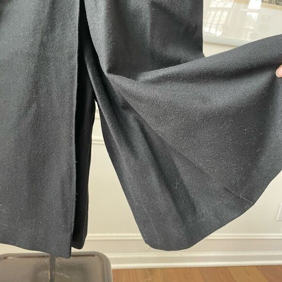 Vintage Early 60s Black Wool Coulottes XXS - Picture 2 of 8